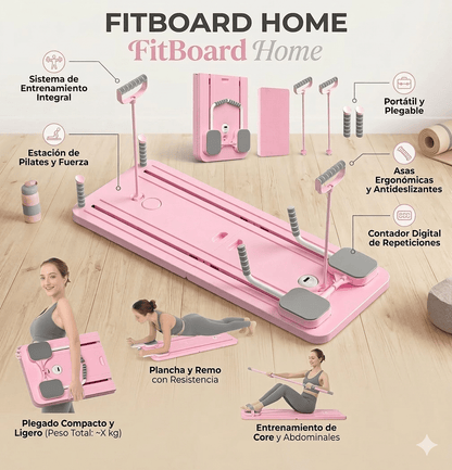 FitBoard Home | Tabla de Entrenamiento Funcional 5 en 1 para Casa - JustKeepFit
